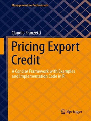 cover image of Pricing Export Credit